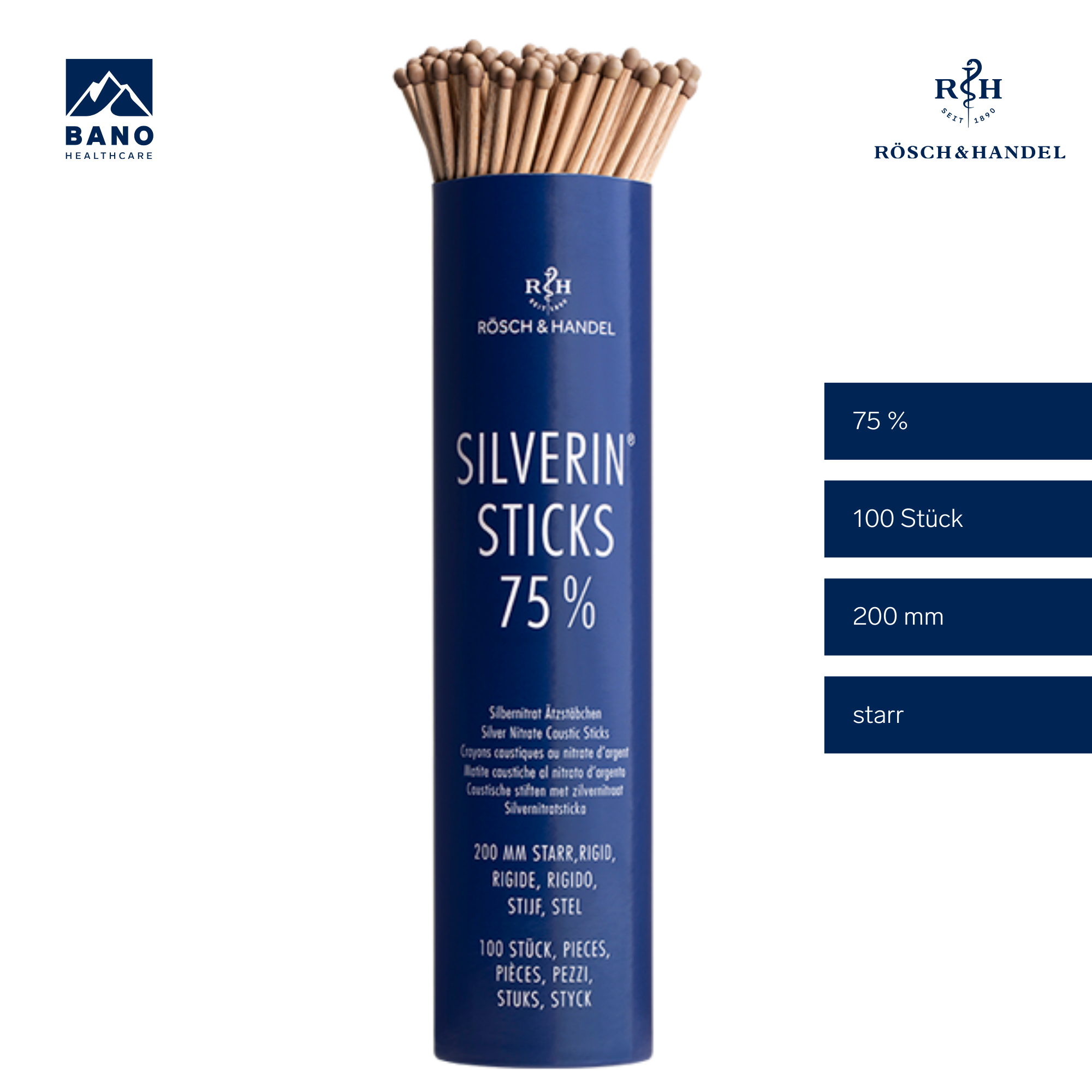 Silverin Sticks 75% crayon au nitrate d´argent